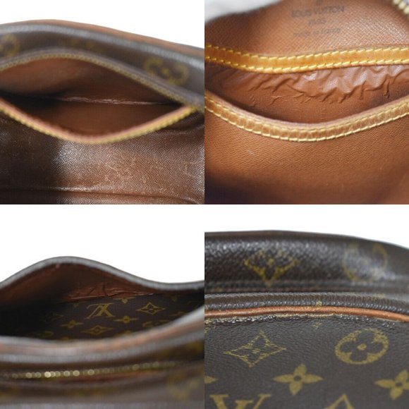 Authentic LOUIS VUITTON Blois Crossbody Shoulder Bag Monogram Leather Brown - Picture 8 of 16